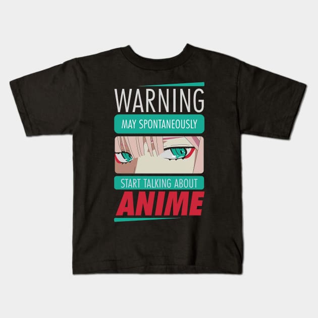 zero two Kids T-Shirt by Vhitostore